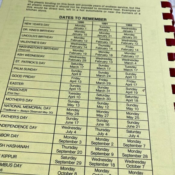 Vintage Sharing Recipes Cookbook 1990 Middleburgh Elementary Parent Volunteers u - Picture 8 of 8